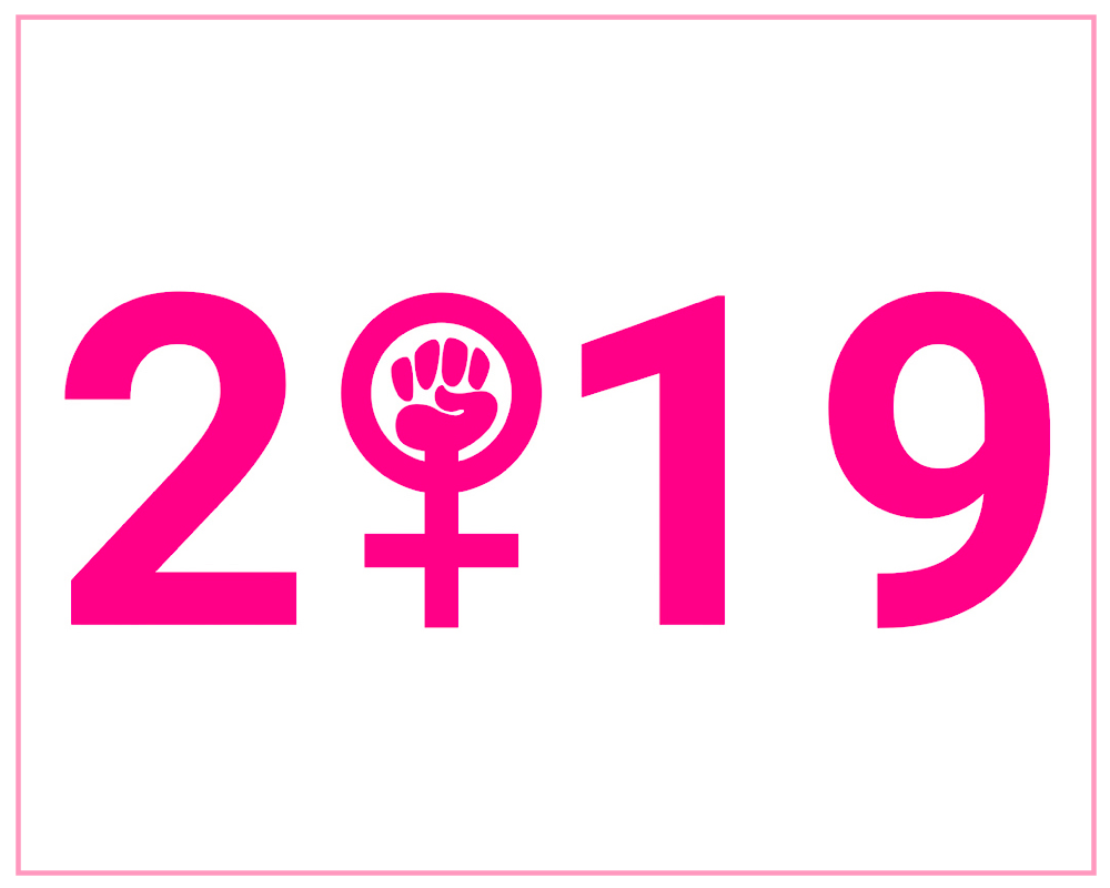 Female symbol fist 2019
